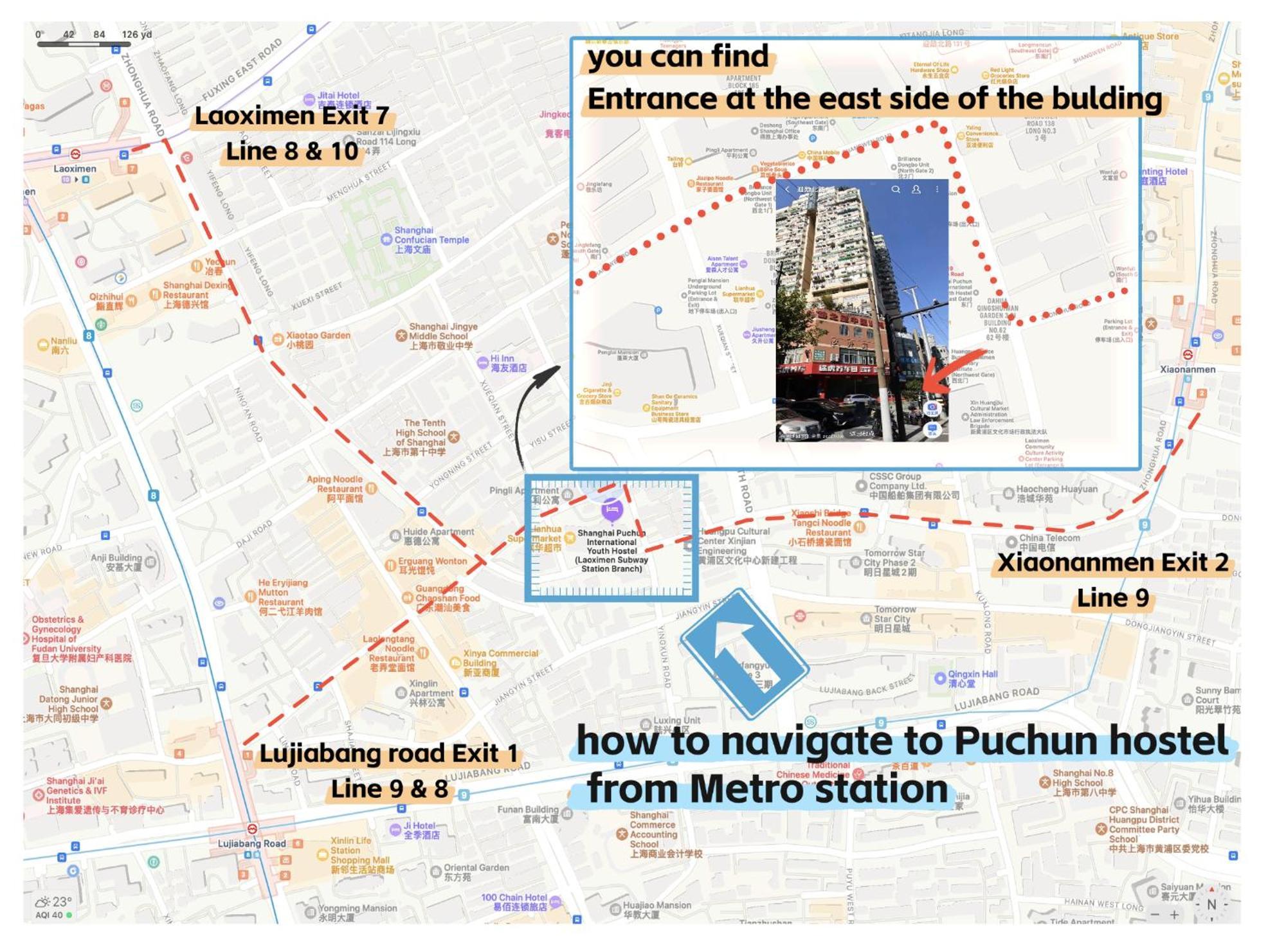 Pu Chun International Hostel -Yugarden & Old Town Shanghai Extérieur photo
